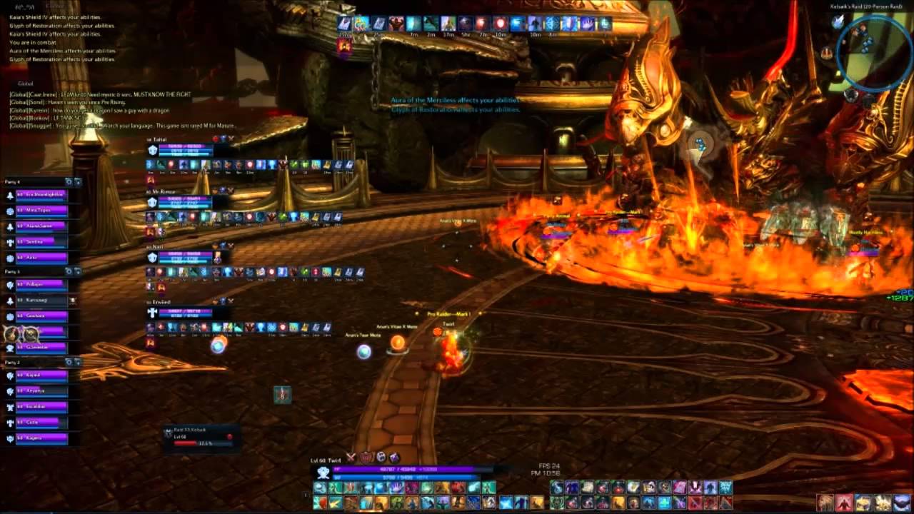 NA TERA- Kelsaik 20-Man Raid TANK HEALER (Mystic) PoV Terarist