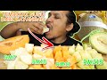 sedap sangat ke TEMBIKAI SUSU RM218 SEBIJI ni?? (mukbang malaysia) JAPANESE CROWN MELON