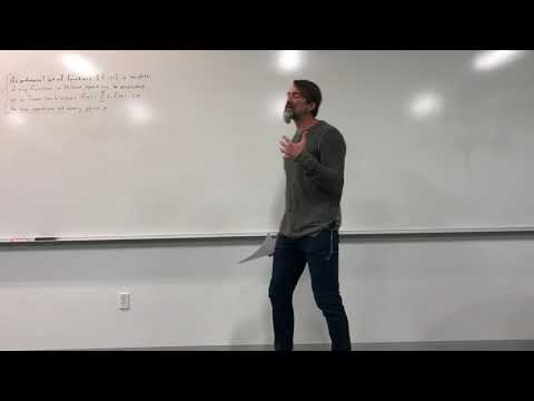 Math Methods in Physics Lecture 12: The Completeness of Infinity