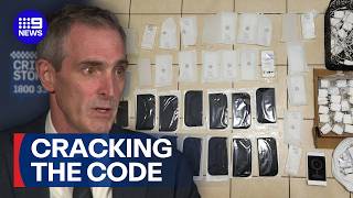Networks of criminals suddenly receive text on their ‘murder phone’ | 9 News Australia
