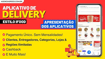 DEMONSTRAÇÃO DOS APPS - APP DELIVERY (ESTILO IFOOD)