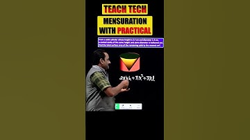 Solid Cylinder & Diameter Total Surface Area  – CBSE Maths Short | Teach Tech