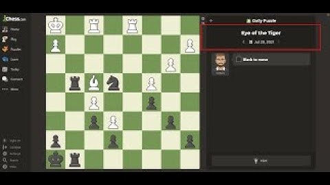 Chess.com daily puzzle ep1