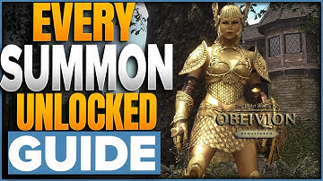 Where To Find ALL SUMMONING Spells In Oblivion Remastered