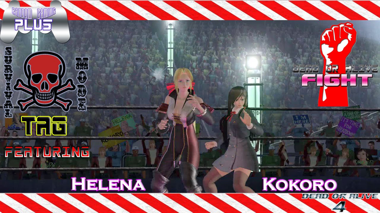 Dead or Alive Fight - Tag Team Survival featuring Helena & Kokoro (DOA4 ...