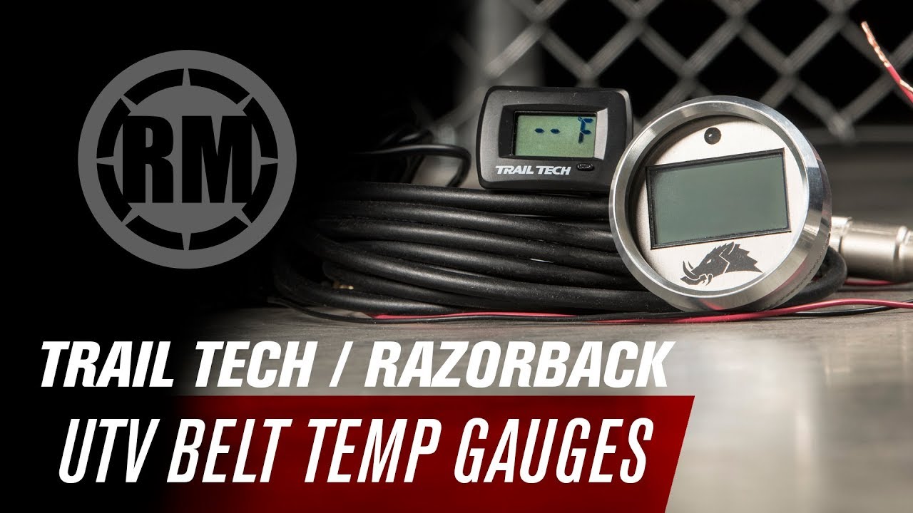Trail Tech / Razorback UTV Drive Belt Temp Gauges
