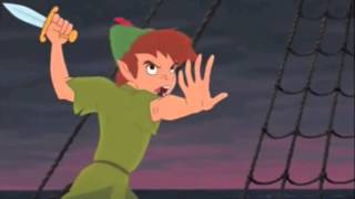Peter Pan Throws His Dagger At Grouchy Smurf