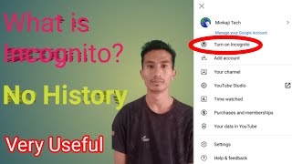 How to use incognito mode on YouTube/what is incognito mode/No history/private browsing/incognito screenshot 4
