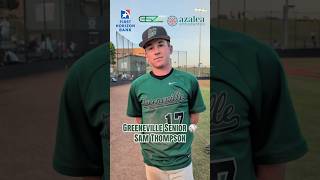 Greeneville’s Sam Thompson described what it felt like pitching a complete-game win vs Volunteer