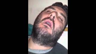 Dad snoring at christmas!