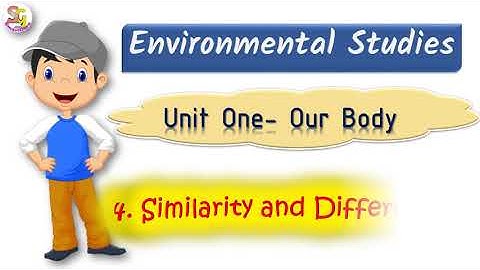 Similarity and differences |Unit one | Our Body |1st standard | Environmental Studies |