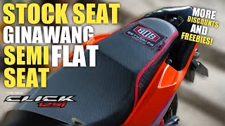 SEMI FLAT SEAT INSTALLING BY BOS BATUSAI PH | Honda Click 125i | Liane Vlog