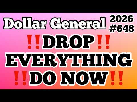 2026#648‼️Dollar General Couponing‼️DROP EVERYTHING‼️DO NOW‼️MUST WATCH👀👀