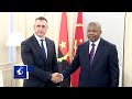 João Lourenço aborda parcerias industriais com grupo italiano Fincantieri