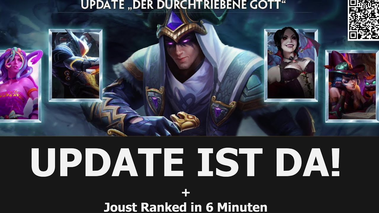 Smite UPDATE ist DA! Loki Rework Hype! + Joust in 6 Minuten Sieg