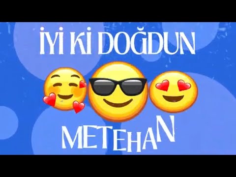 İyiki doğdun METEHAN İsimli Doğum Günü Şarkısı - METEHAN' ın Doğum Günü - METEHAN Doğum Günü Şarkısı