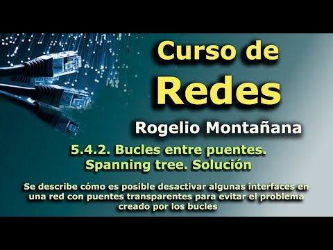 Curso de Redes. 5.4.2. Bucles entre puentes. Spanning tree. Solución