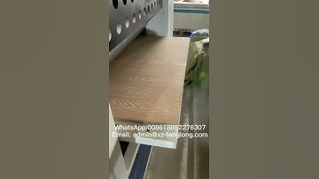 Wood grain embossing machine Plywood embossing machine MDF embossing machine