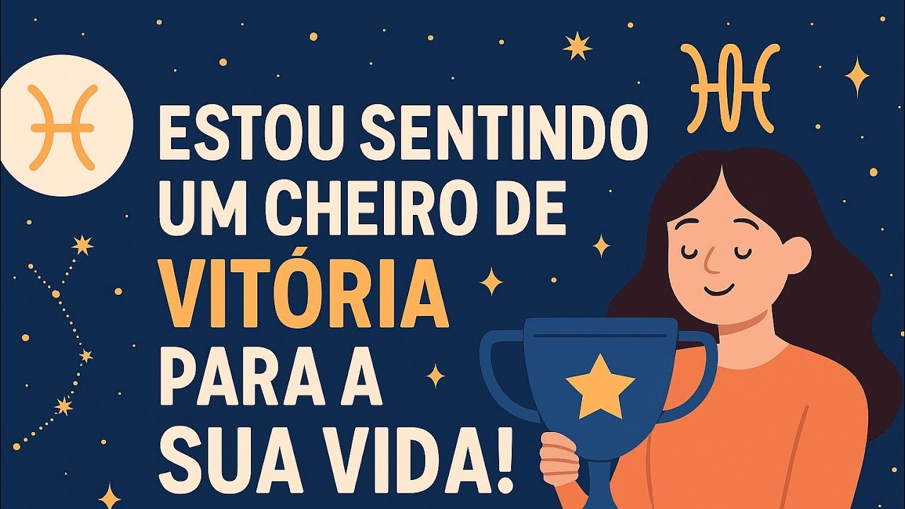 *PEIXES♓️*Estou Sentindo um Cheiro de Vitória na Sua Vida!🔆
