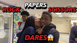 EXTREME ROCK PAPER SCISSORS‼️ DARE OR DARE😈 (High School Edition) *EXTREMELY FUNNY*