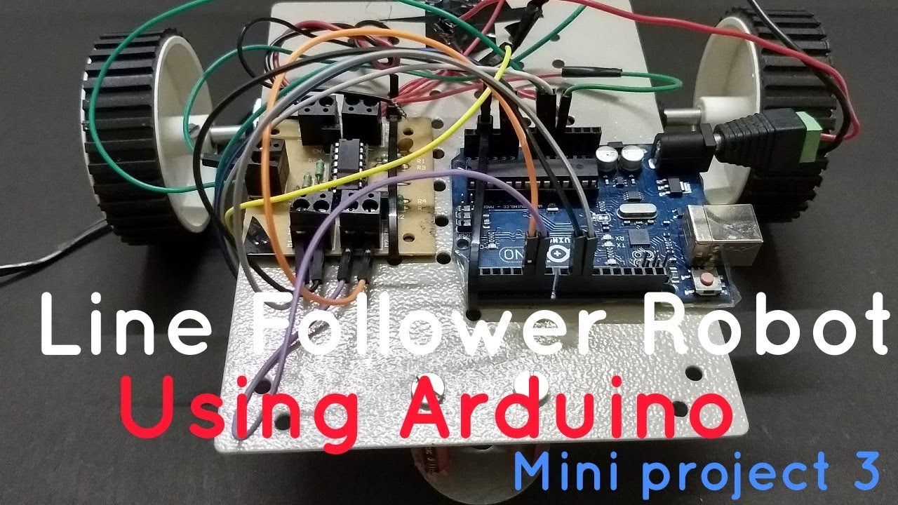 LINE FOLLOWER ROBOT USING ARDUINO - YouTube