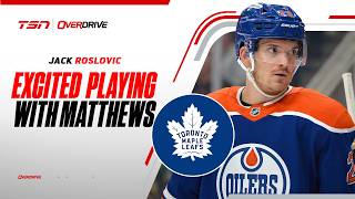 Roslovic Excited To Get Pushing With Matthews, Being Able To Play, Pick Up Some Things