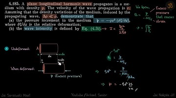4.185 | Irodov Solutions | Oscillations and Waves