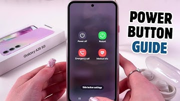Samsung Galaxy A35 5G: Managing the Power Button - On, Off, Restart, and Setup