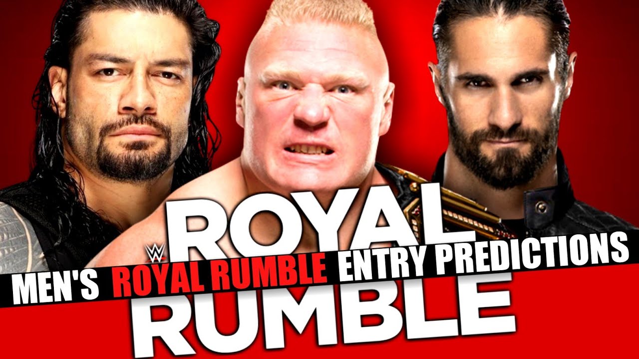 WWE Royal Rumble 2020 Men's Entry Predictions & Order!!