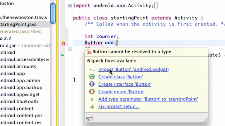 Android Developing Applications Tutorial 8 Setting up Variables and Referencing XML ids