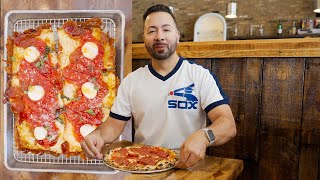 Chicago's BEST Pizzeria? Eating Neapolitan Pizza & Detroit Style Pizza at Paulie Gee's Logan Square