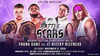 Free Match - Magnum Tag Team Championship Match Rizzky Bizzness V Young Gunz 11.08.25
