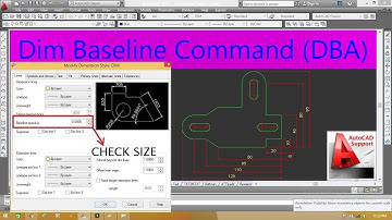 Dimension Baseline Command in AutoCad II Hindi/Urdu Tutorial