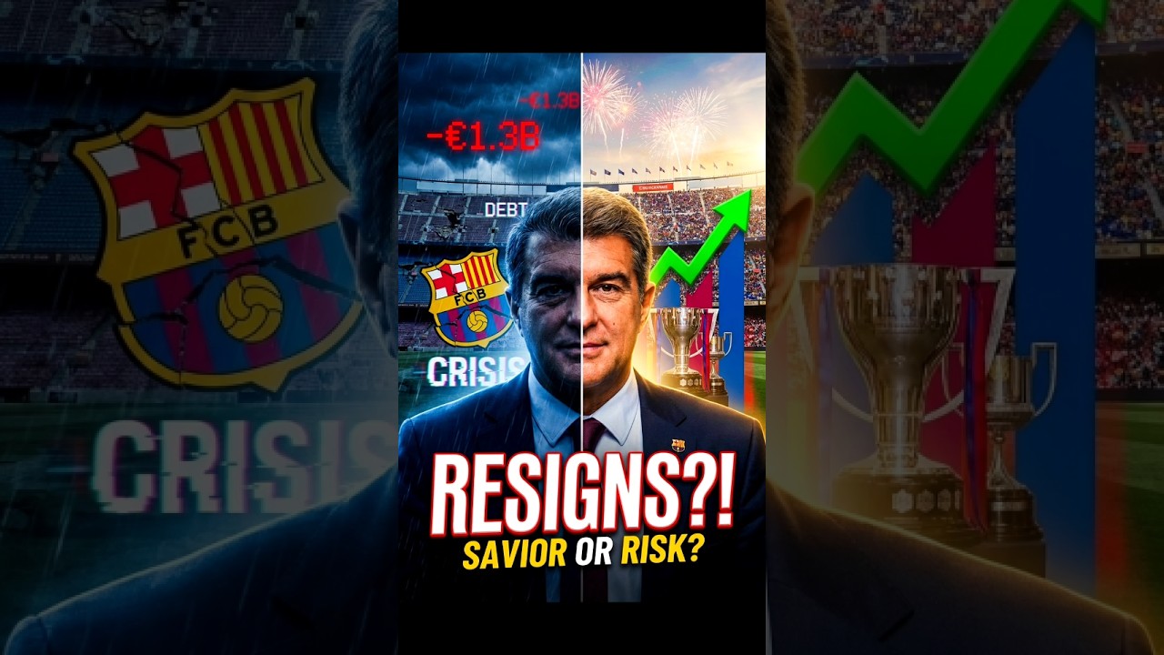 Joan Laporta RESIGNS… Again?! 😳 Barcelona’s Savior or Their Biggest Risk?