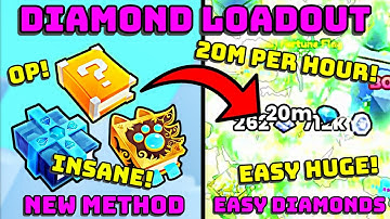 😱 INSANE DIAMOND LOADOUT THAT WILL GIVES YOU EASY DIAMONDS "20 MILLION PER HOUR" IN PET SIM 99