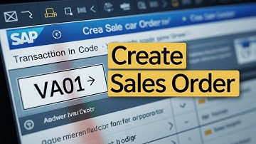 06  Sales Order Creation T-Code VA01
