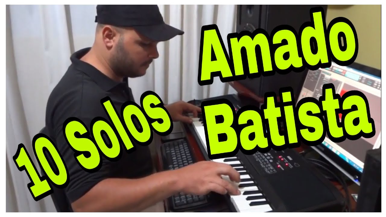 10 SOLOS DE AMADO BATISTA NO TECLADO KORG MICROARRANGER POR EMMANUEL SAMPAIO