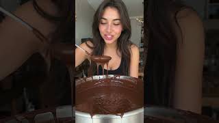Chocolate lover living her best life 🍫🤎#asmr #viralshorts #fpyシviral