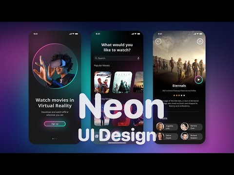 Neon UI Design