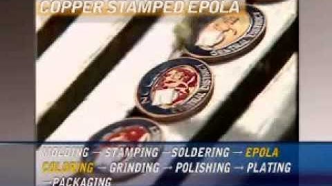 How lapel pins made -  stamped epola lapel pins