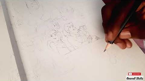 How to draw Scooby-Doo & The Gang  From Scratch project part 1