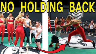 Giant Women Vs Tiny Men - Who Wins?