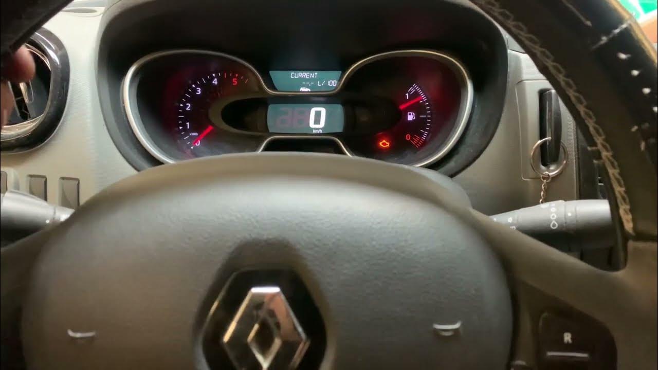 Renault Trafic 2018 service reset YouTube