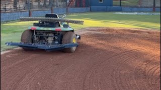 A LITTLE BASEBALL FIELD PREP