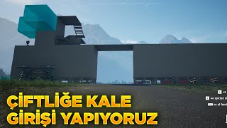 KALE DUVARI İLE ÇİFTLİĞE GİRİŞ YAPIYORUZ | RANCH SİMULATOR | vadinin sahibi screenshot 4