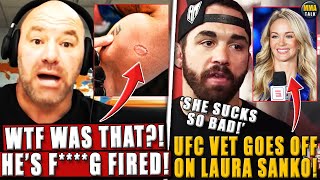 Dana White FIRES UFC fighter for BITING his opponent! UFC vet GOES OFF on Laura Sanko! Poirier-Denis