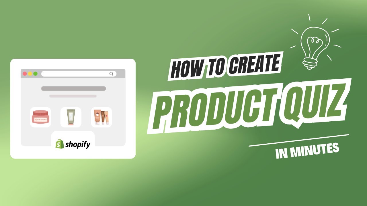 How to Create Shopify Product Quiz in Minutes - YouTube
