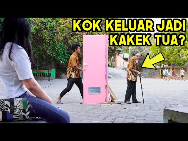 MAGIC DOOR PRANK BECOME OLD MAN class=