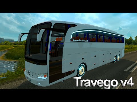 Euro Truck Simulator 2 Mercedes-Benz Travego 15-17 SHD Otobüsü v4