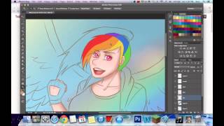 Speedpaint | Rainbow Dash (Human)